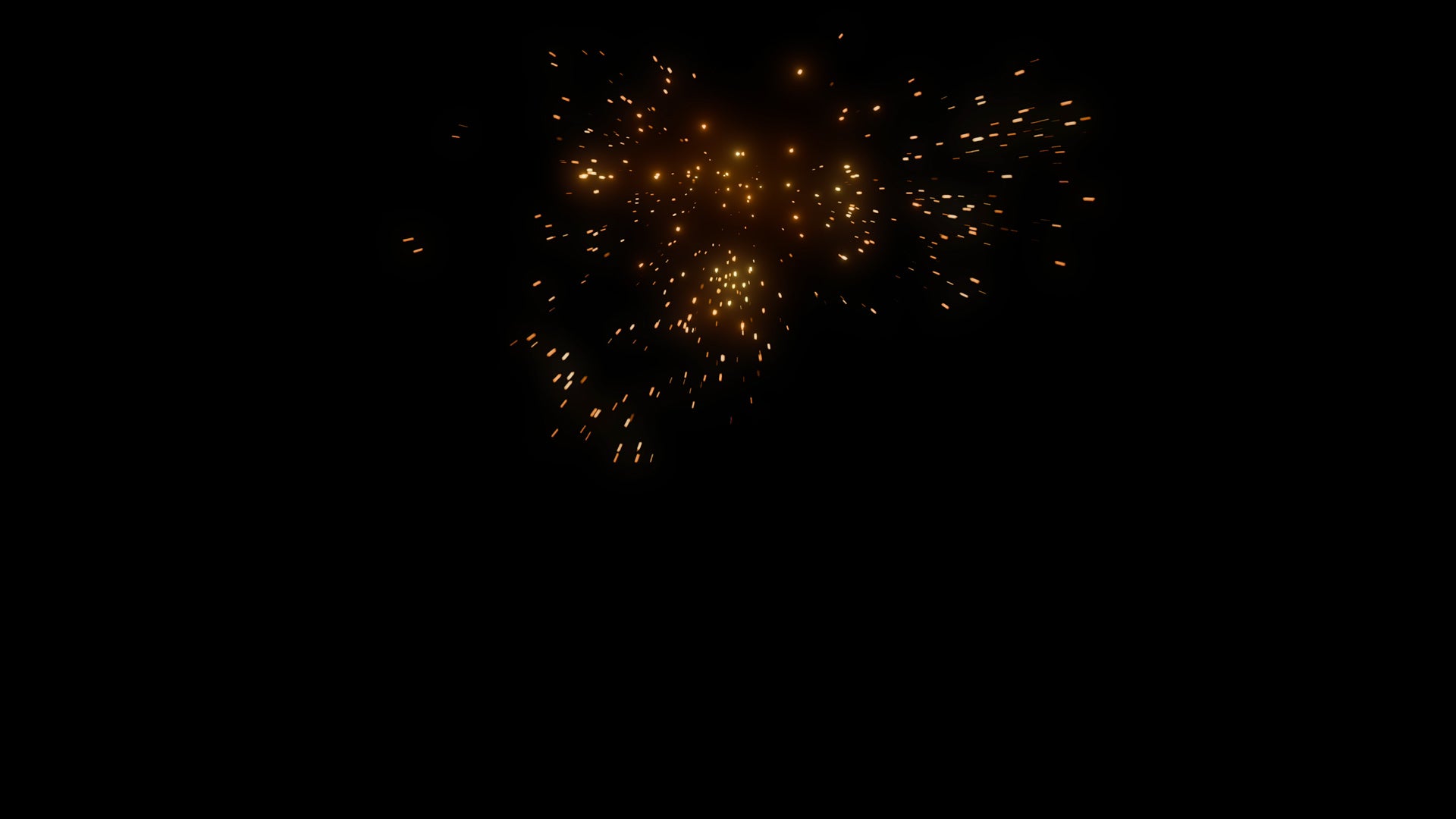 Spark Burst Falling 03