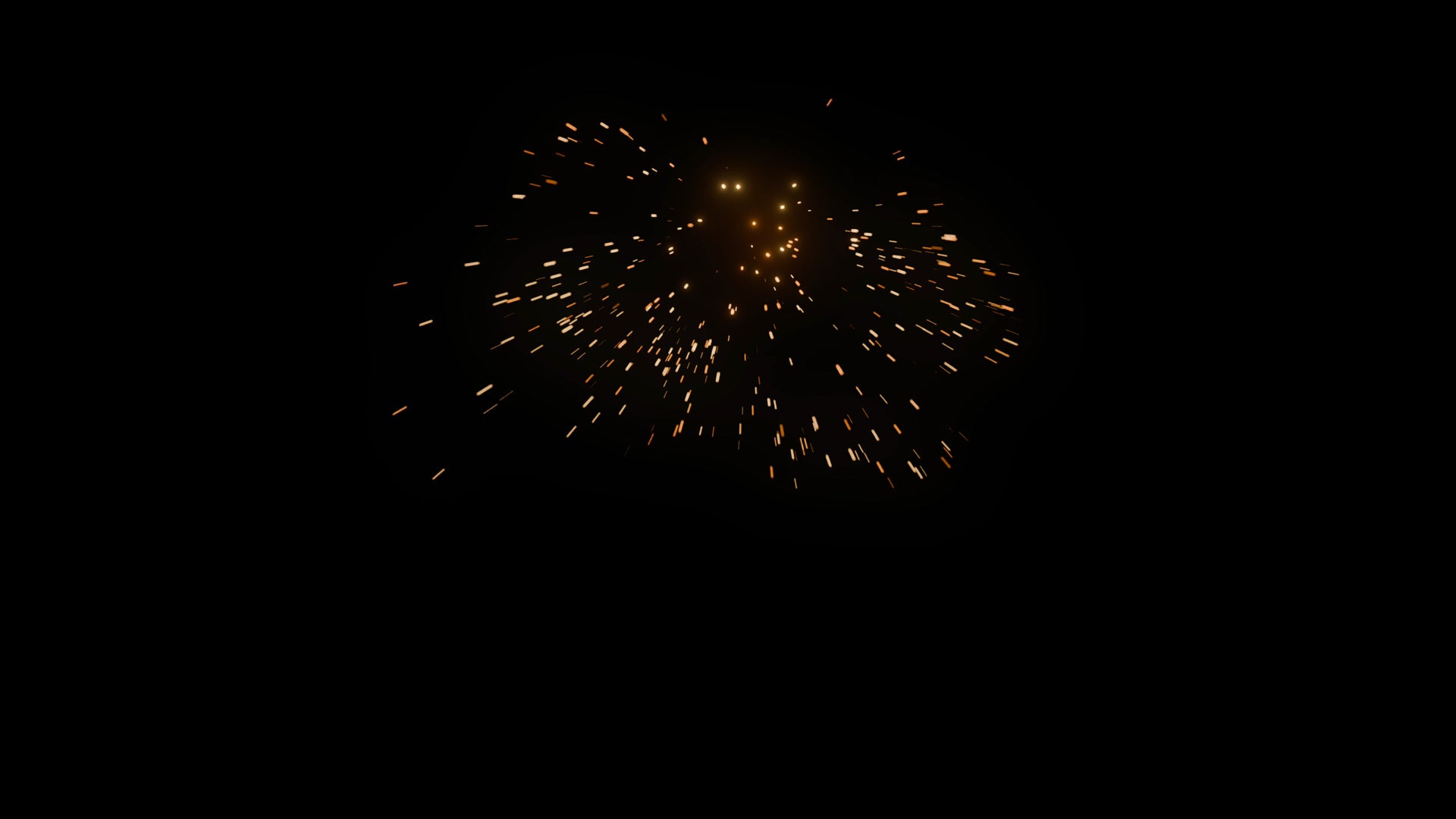 Spark Burst Falling 04