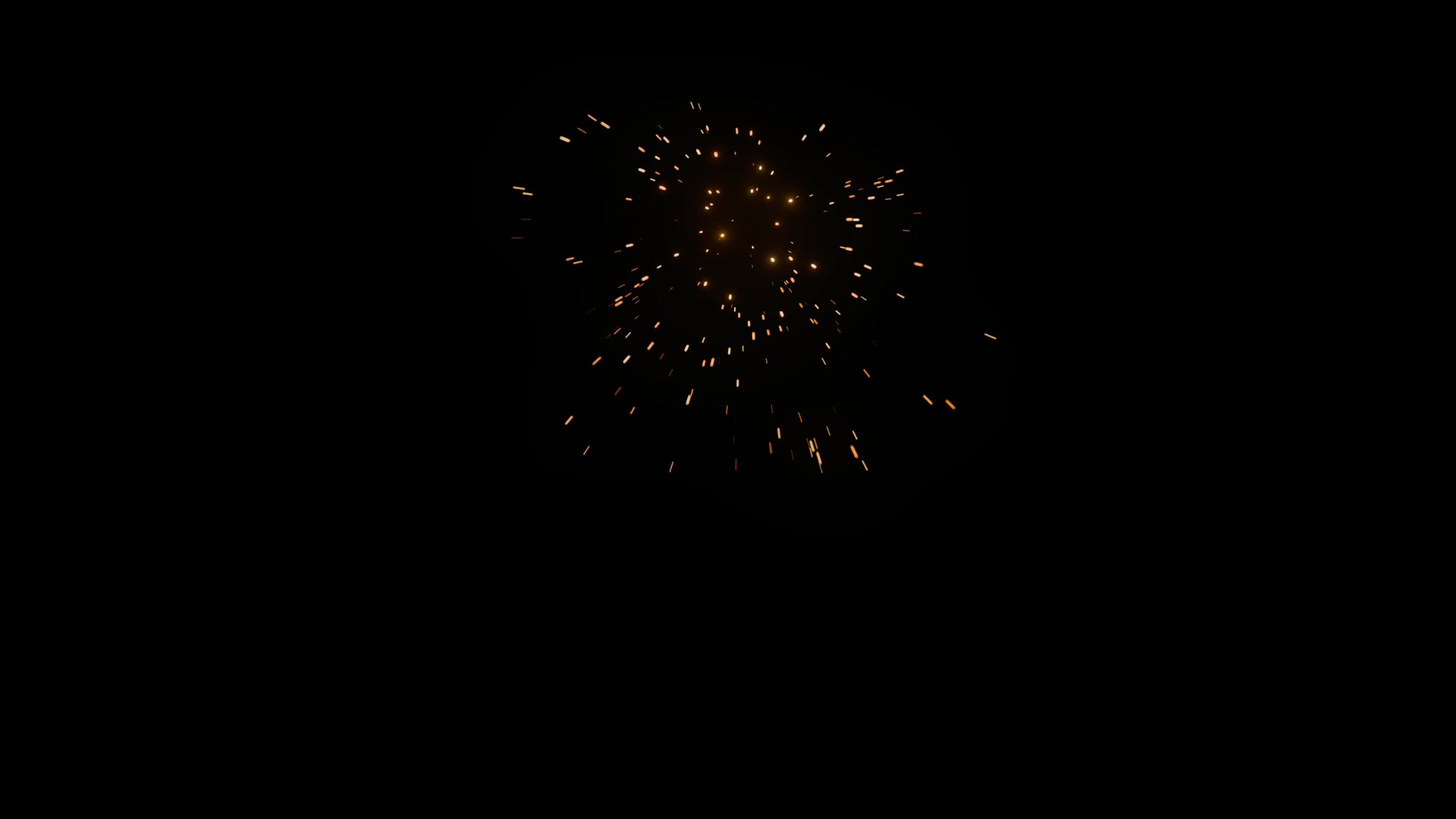 Spark Burst Falling 05