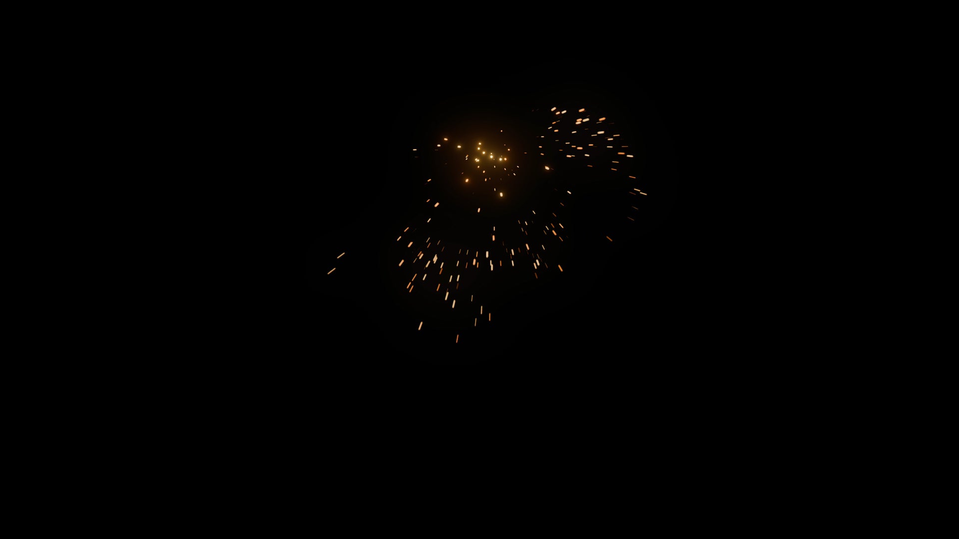 Spark Burst Falling 06