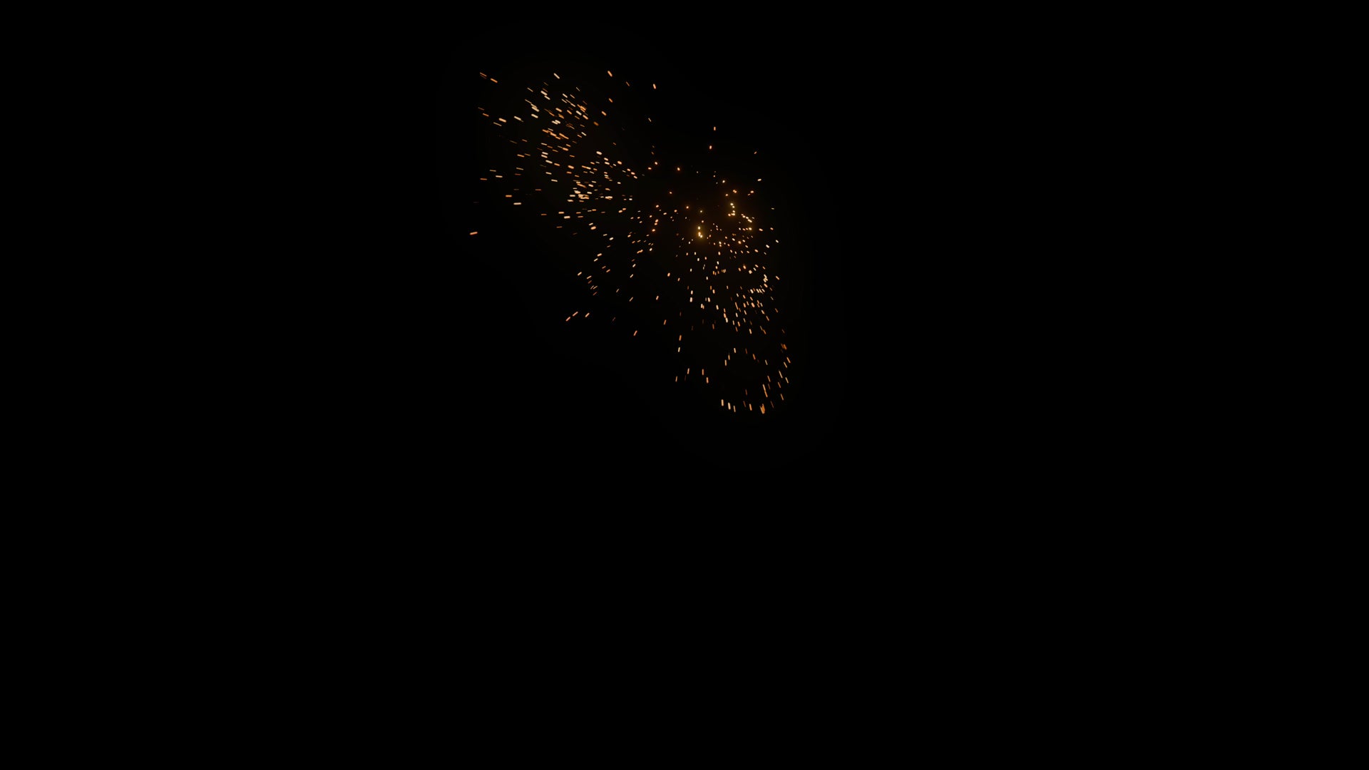 Spark Burst Falling 07